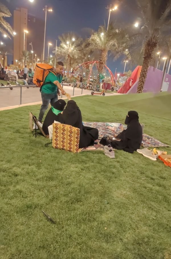 Saudi National Day sampling — Alnasim Park