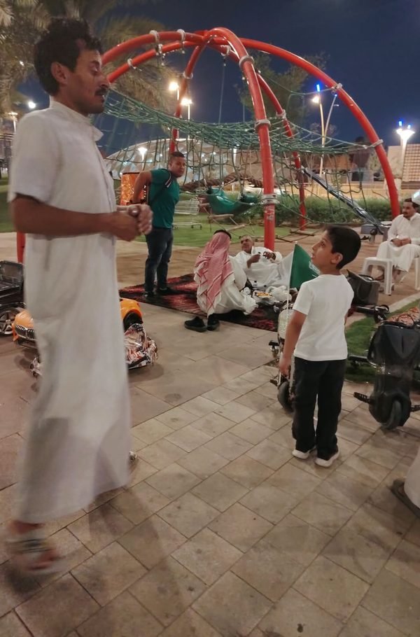 Saudi National Day sampling — Alnasim Park
